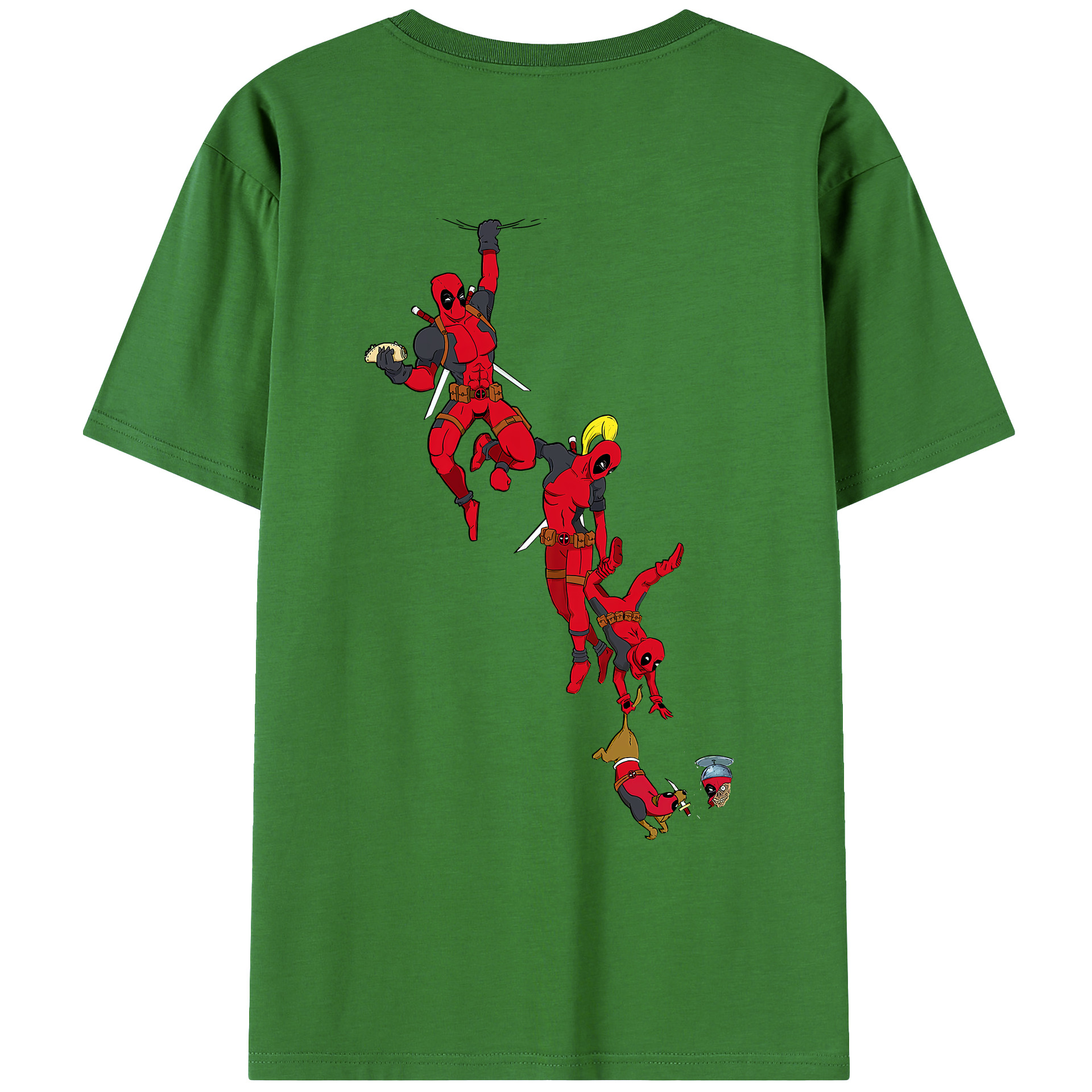 （画像用） Deadpool デッドプール レディース半袖Tシャツ(バックプリント)